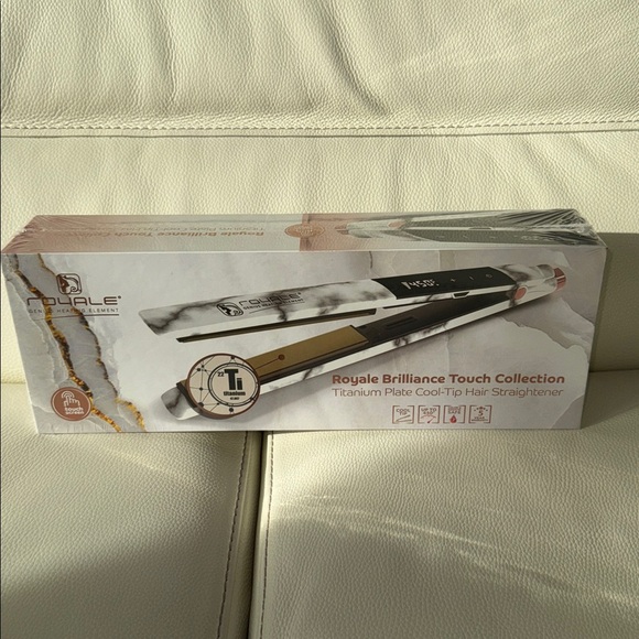 Royale Brilliance Touch Collection Titanium‎ Plate Cool-Tip Hair Straightener. main image 8